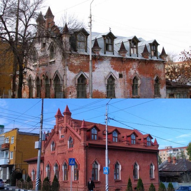 Исторические объекты России до и после реставрации