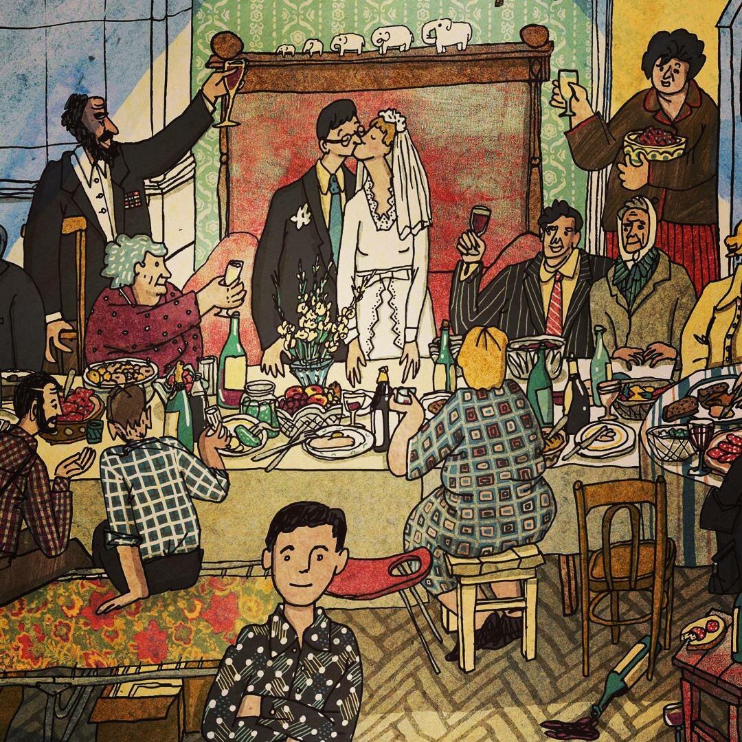 Симпатичные иллюстрации с советским настроением от Анны Десницкой