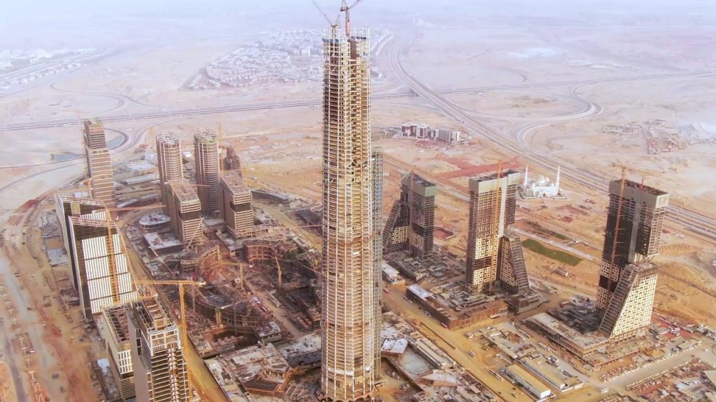 В Египте идет строительство города посреди пустыни