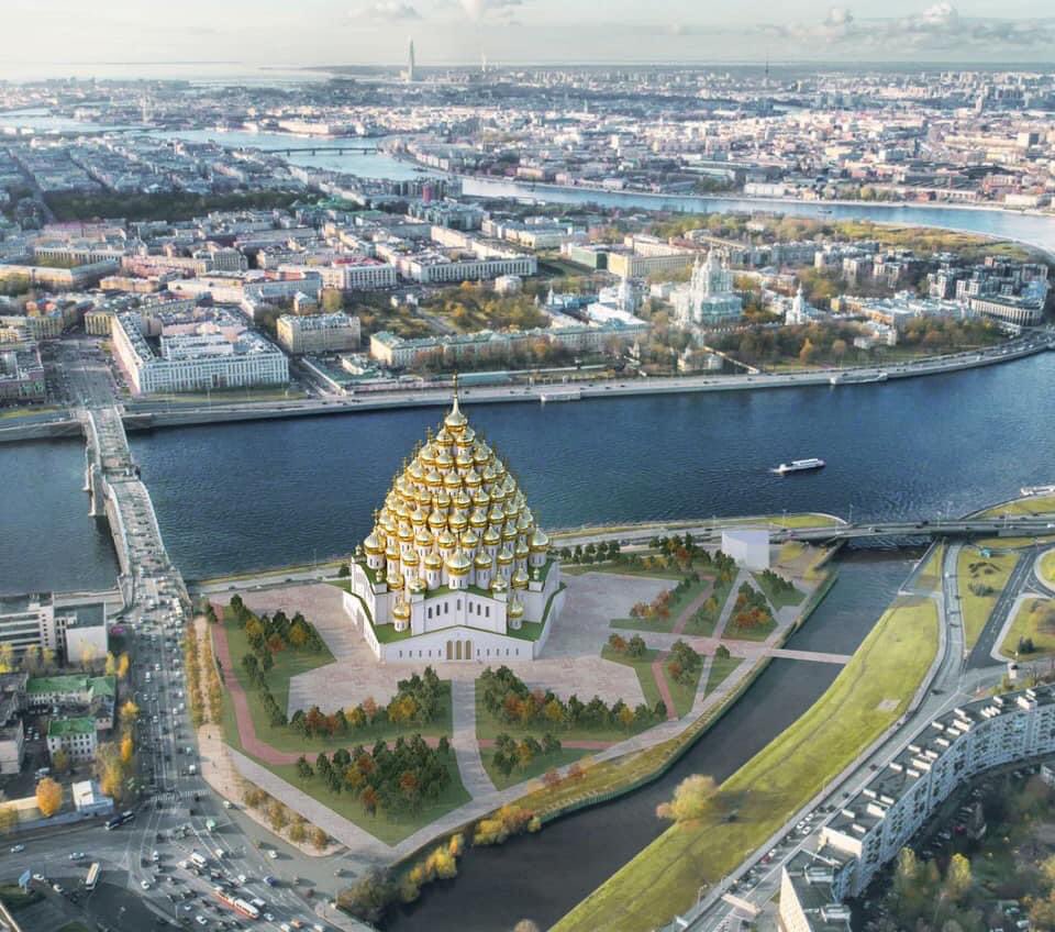 В Санкт-Петербурге построят 320-купольную церковь