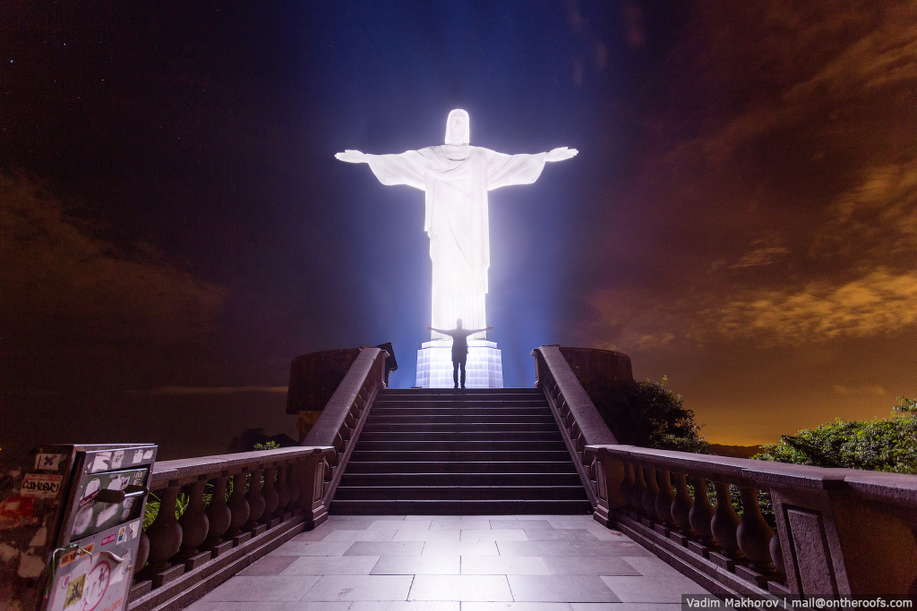 Посещение статуи Христа Искупителя в Рио-де-Жанейро