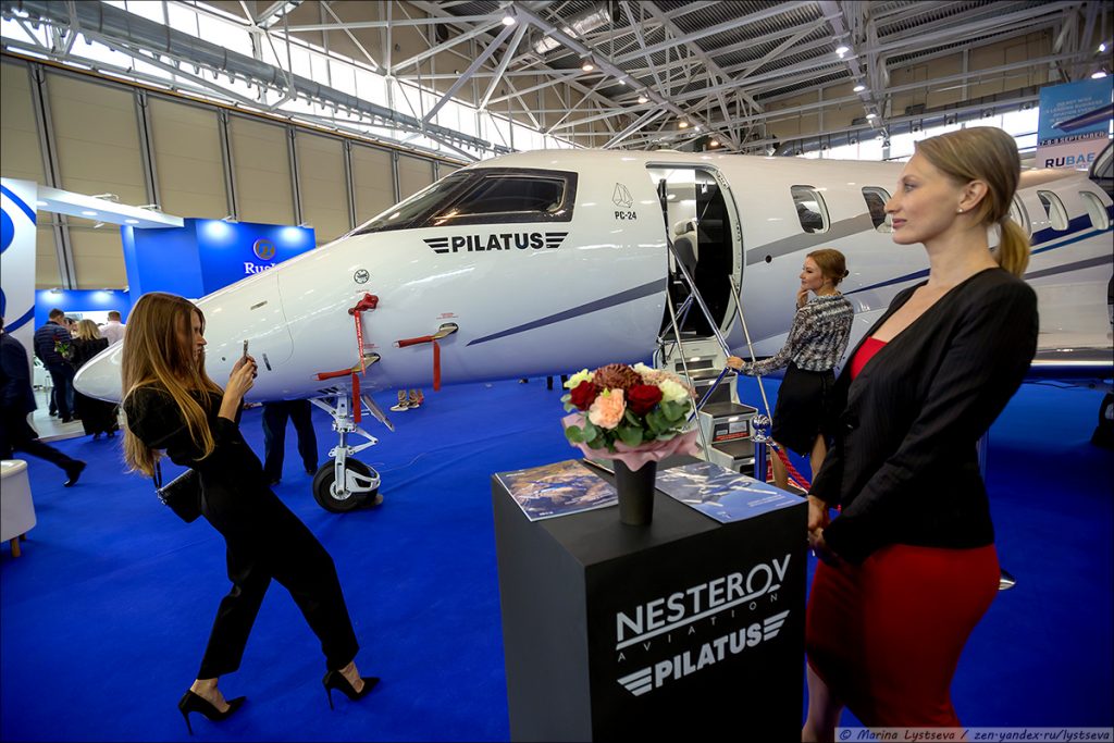 Выставка RUBAE-2021 представила самолет Pilatus PC-24