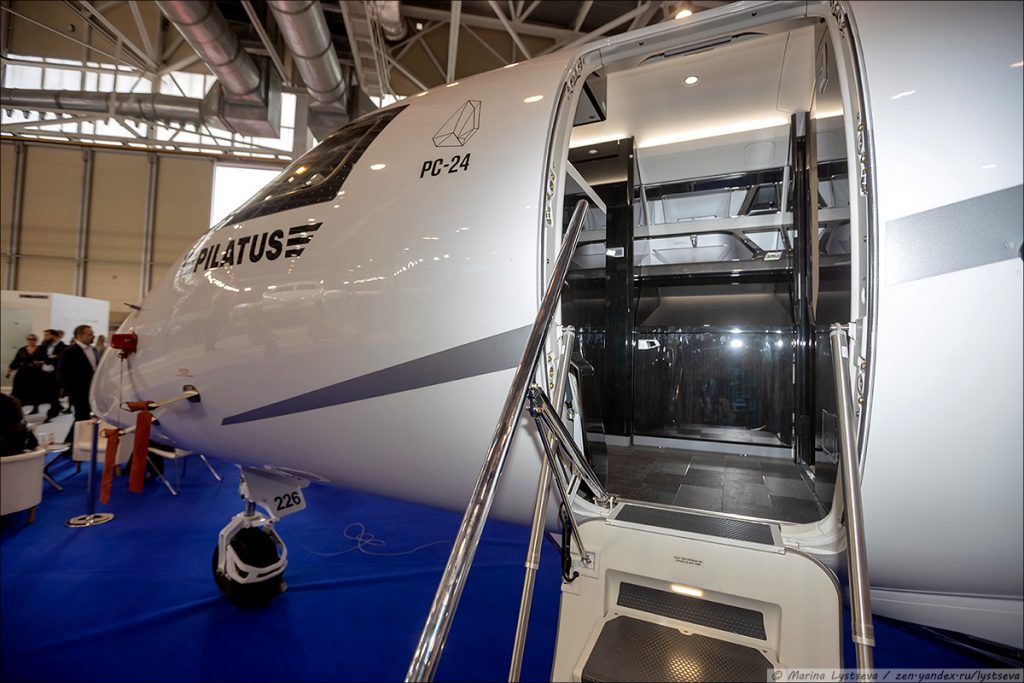 Выставка RUBAE-2021 представила самолет Pilatus PC-24