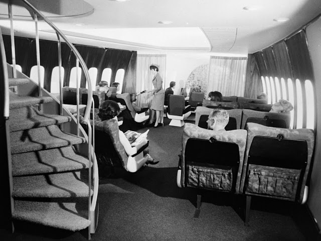 На борту Boeing 747: фотографии показывают, каково было путешествовать на Jumbo Jet в 1970-х годах