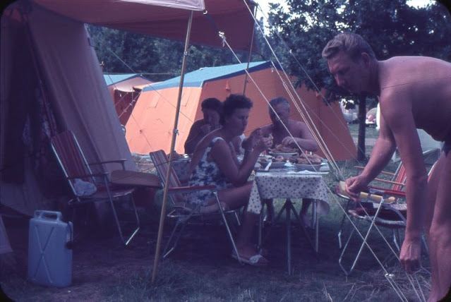 Кемпинг в Германии начала 1960-х на цветных фотографиях