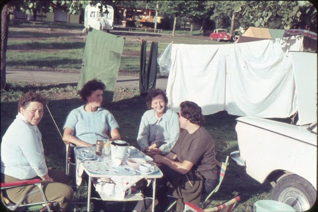 Кемпинг в Германии начала 1960-х на цветных фотографиях