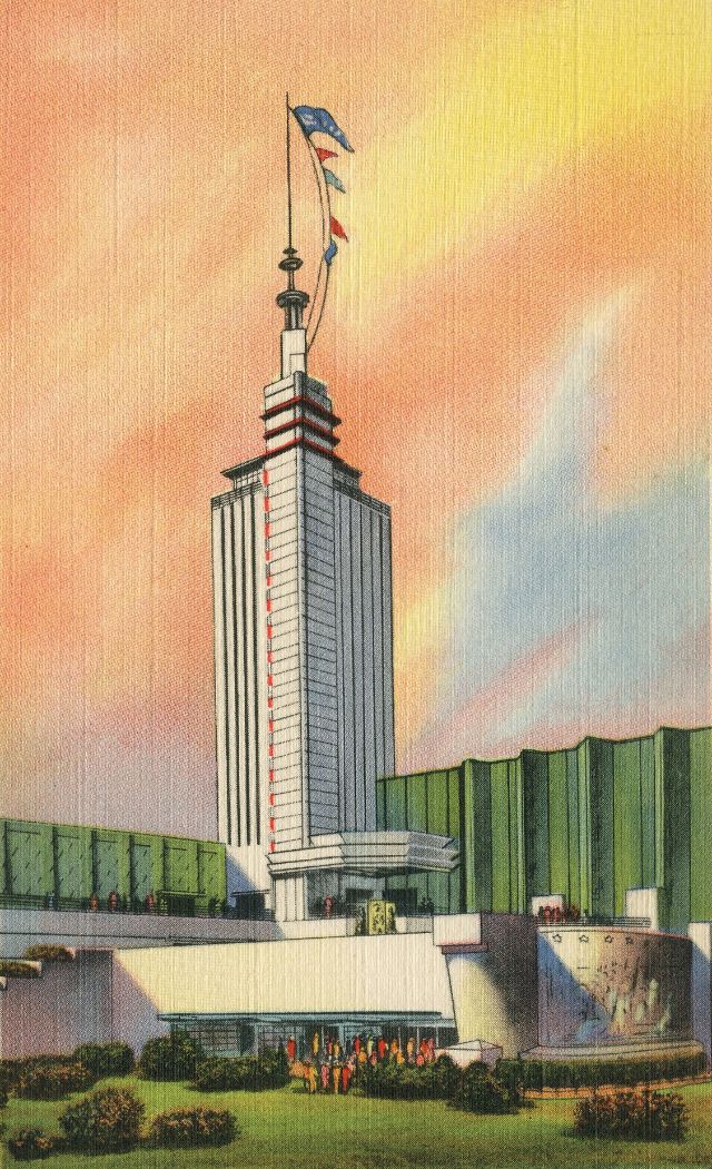 Открытки Всемирной выставки в Чикаго 1933–34 годах