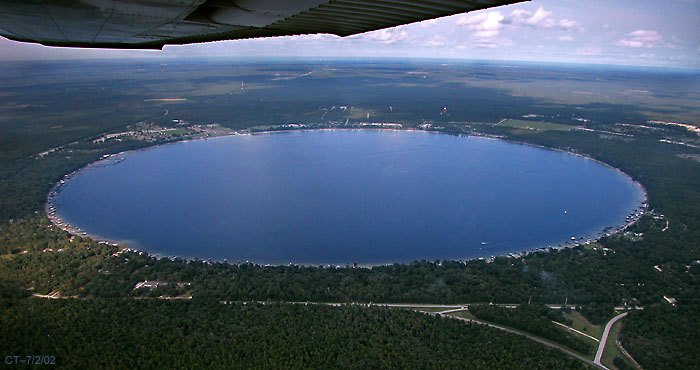 Озеро Кингсли - самое круглое озеро в мире