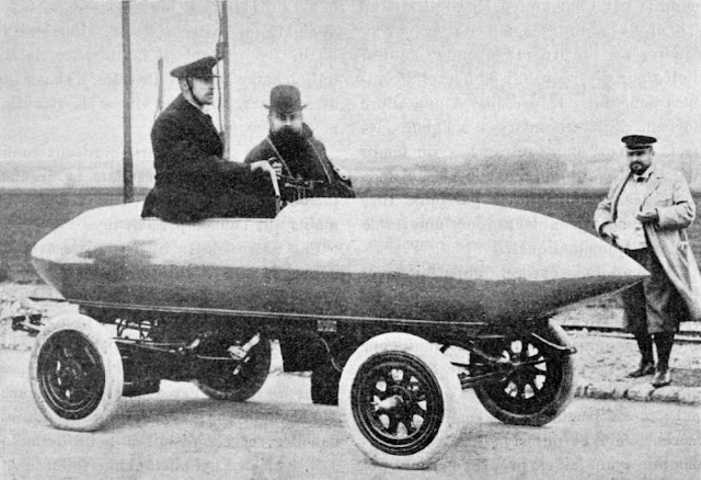 La Jamais Contente, первый автомобиль разогнавшийся до 100 км/ч в 1899 году