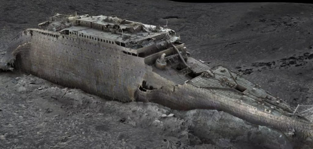 Титаник впервые полностью отсканирован в 3D