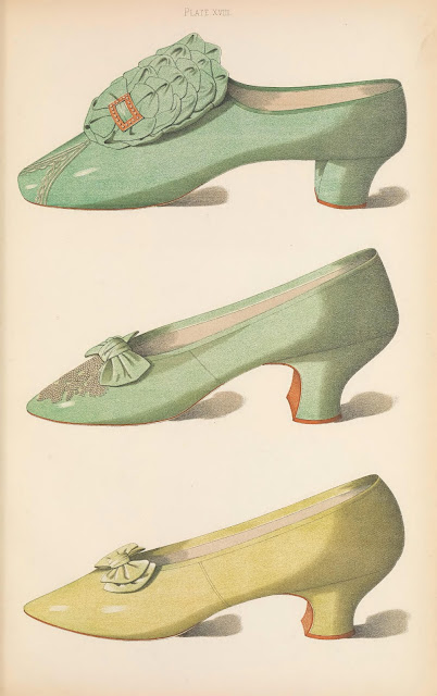 Женские модельные туфли XIX века