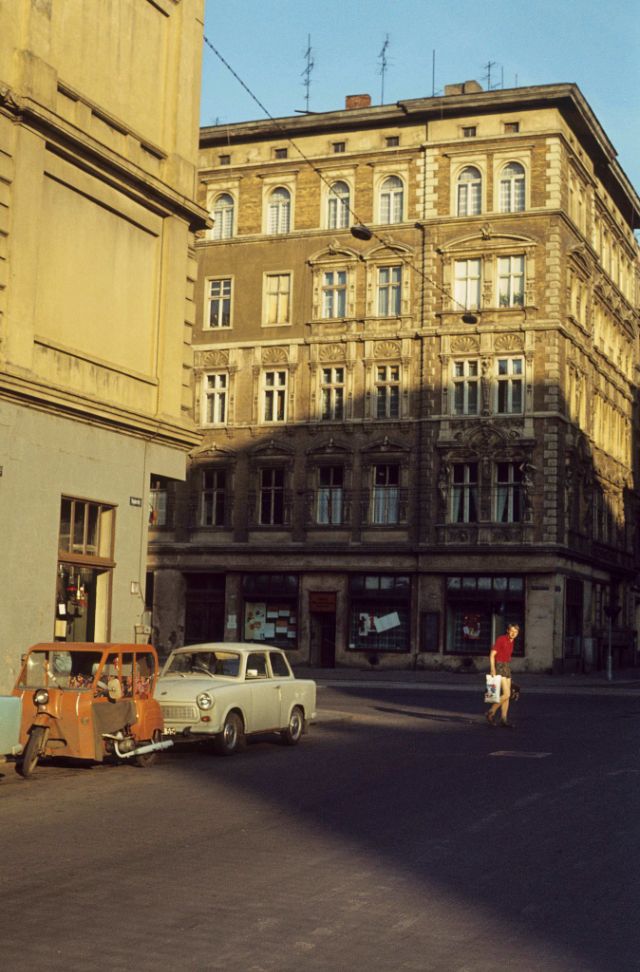 Уличные сцены Магдебурга, 1980 год.
