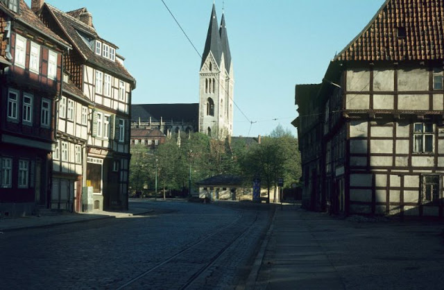 Уличные сцены Хальберштадта, 1980 год.