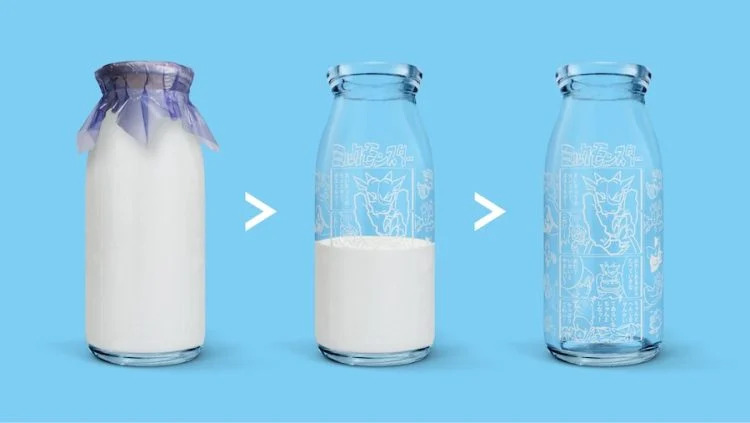 Поставщик школьных обедов создал «бутылочки с молоком в стиле манга», чтобы мотивировать детей пить молоко